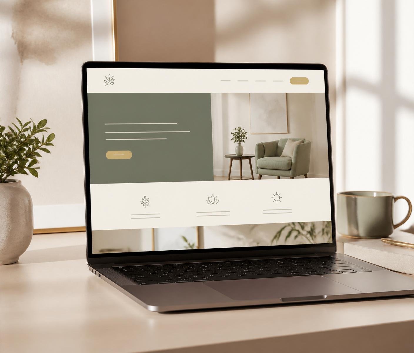 Exemplo de site de psicólogo